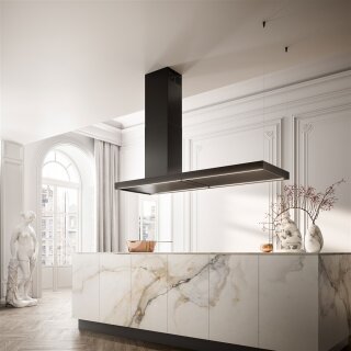 falmec Inselhaube Elle 175 cm, Schwarz, 102622