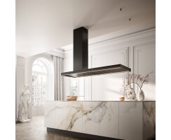 falmec Inselhaube Elle 175 cm, Schwarz, 102622