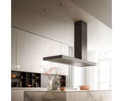 falmec Inselhaube Elle 175 cm, Schwarz, 102622