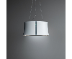 falmec Inselhaube Zephiro E.ion, 67 cm, Weiß satiniert, 100431