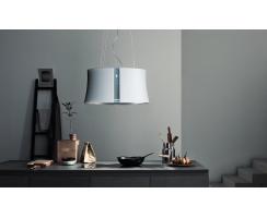 falmec Inselhaube Zephiro E.ion, 67 cm, Weiß satiniert, 100431