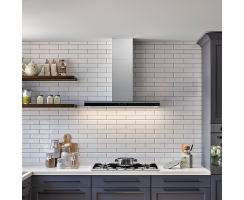 falmec Wandhaube Luce, 90 cm, Schwarz 100164