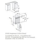 Miele G 5833 SCi Active Plus E - Edelstahl CleanSteel - Geschirrspüler integrierfähig - 60 cm