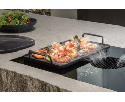 BORA KWGPFI Grillpfanne für Flächeninduktion (469 x 270 x 60 mm)