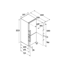 Liebherr Stand-Kühl-Gefrierkombination, CNc 5713 Pure, 59,7 x 201,5 cm, 371 l, EEK: C, NoFrost, EasyFresh