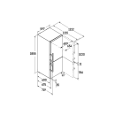Liebherr Stand-Kühl-Gefrierkombination, CNdgc 5213 Pure, 59,7 x 185,5 cm, 330 l, EEK: C, NoFrost, EasyFresh