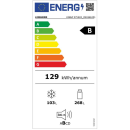 Liebherr Stand-Kühl-Gefrierkombination, KGNsf 57Vb03 Pure, 59,7 x 201,5 cm, 371 l, EEK: B, NoFrost, EasyFresh, **Mit 10-Jahre Herstellergarantie**