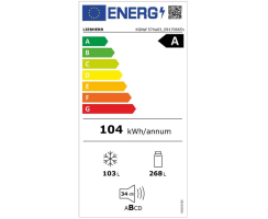 Liebherr Stand-Kühl-Gefrierkombination, KGNsf 57Va03 Pure, 59,7 x 201,5 cm, 371 l, EEK: A, NoFrost, EasyFresh, **Mit 10-Jahre Herstellergarantie**