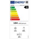 Liebherr Stand-Kühl-Gefrierkombination, KGNsf 57Va03 Pure, 59,7 x 201,5 cm, 371 l, EEK: A, NoFrost, EasyFresh, **Mit 10-Jahre Herstellergarantie**