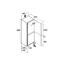 Liebherr Stand-Kühl-Gefrierkombination, CBNsfc 5223 Plus, 59,7 x 185,5 cm, 320 l, EEK: C, NoFrost, BioFresh