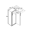 Liebherr Stand-Weintemperierschrank, WPbsi 5252 Vinidor, 59,7 x 185,4 cm, 155 Flaschen, EEK: F