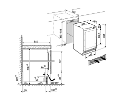 Liebherr Getränkekühlschrank, UBCpr 376i Prime, Unterbau, 60 x 86-92 cm, EEK: B