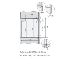 Miele Einbau-Backofen H 7460 BP Pearlbeige