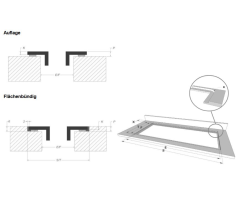 Novy Muldenlüfter Panorama Pro Matte Line 90 Induktionskochfeld 88 cm 4 Kochzonen 1821-g1