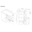 Novy Muldenlüfter Panorama Pro Matte Line 90 Induktionskochfeld 88 cm 4 Kochzonen 1821-g1