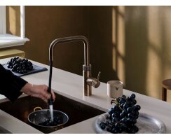Quooker Flex Square COMBI Messing Patina *7 Jahre Garantie* FXSPTB COMBI