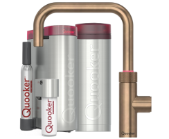 Quooker Flex Square PRO3 CUBE Messing Patina *7 Jahre...