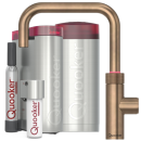 Quooker Flex Square COMBI CUBE Messing Patina *7 Jahre Garantie & CUBE Filter Starter Paket* FXSPTB COMBI CUBE2