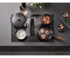 Miele Kochfeld mit Wrasenabzug KMDA 7272-1 FL Silence - rahmenlos