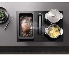 Miele Kochfeld mit Wrasenabzug KMDA 7473-1 FL Silence - rahmenlos
