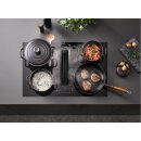 Miele Kochfeld mit Wrasenabzug KMDA 7676-1 FL - BlackPerfection - rahmenlos