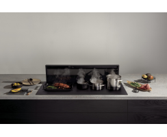 Novy Muldenlüfter Panorama Pro Matte Line 120 cm  5 Kochzonen 42120-g1