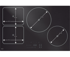 Novy Induktionskochfeld Power Matte Line 80 cm  1726-g1
