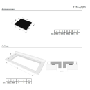 Novy Induktionskochfeld Comfort Matte Line 65 cm 1753-g1