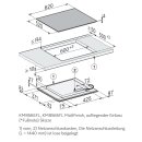 Miele Induktionskochfeld KM 8565 FL - 620 x 520 mm - flächenbündig