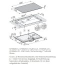 Miele Induktionskochfeld KM 8585 FL MattFinish - 800 x 520 mm - flächenbündig