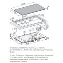 Miele Induktionskochfeld KM 8595 FL - 936 x 520 mm - flächenbündig