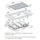 Miele Vollflächeninduktion KM 8885 FL Diamond - 800 x 520 mm - rahmenlos
