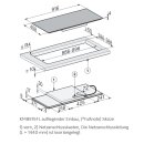 Miele Panorama-Induktionskochfeld KM 8575 FL - 916 x 408 mm - flächenbündig