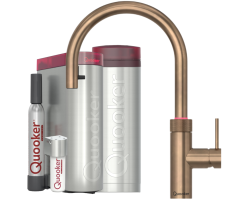 Quooker Flex Round PRO3 CUBE Messing Patina *7 Jahre...