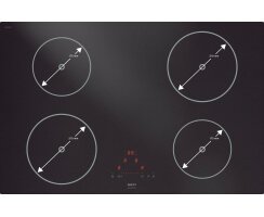 Novy Induktionskochfeld Comfort Matte Line InTouch 80 cm 4 Kochzonen 1755-g1