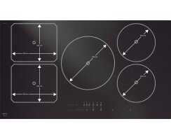 Novy Induktionskochfeld Power Matte Line InTouch 90 cm 5...