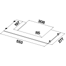 falmec Glaskonsole 60 cm 101141