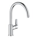 GROHE BauEdge 31367001 Einhand-Spültischbatterie, hoher Auslauf, 1/2" Chrom