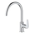 GROHE BauLoop 31368001 Einhand-Spültischbatterie, hoher Auslauf, 1/2" Chrom