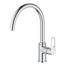 GROHE BauFlow 31538001 Einhand-Spültischbatterie, hoher Auslauf,1/2" Chrom