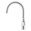 GROHE BauLoop 30543000 Einhand-Spültischbatterie, herausziehbar, hoher Auslauf, 1/2", Chrom
