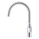 GROHE BauLoop 30543000 Einhand-Spültischbatterie, herausziehbar, hoher Auslauf, 1/2", Chrom