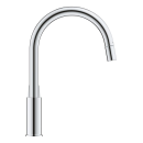 GROHE BauLoop 30543000 Einhand-Spültischbatterie, herausziehbar, hoher Auslauf, 1/2", Chrom