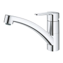GROHE BauEco 31680000 Einhand-Spültischbatterie, niedriger Auslauf, 1/2" Chrom