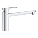 GROHE BauEdge 31693000 Einhand-Spültischbatterie, mittelhoher Auslauf, 1/2" Chrom