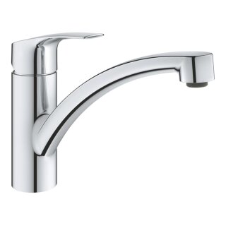 GROHE Eurosmart 30260003 Einhand-Spültischbatterie, niedriger Auslauf, 1/2" Chrom