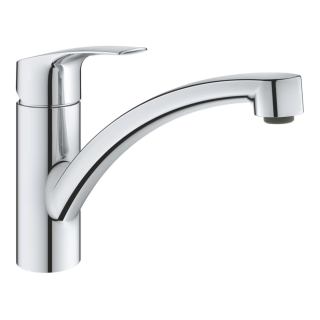 GROHE Eurosmart 30260003 Einhand-Spültischbatterie, niedriger Auslauf, 1/2" Chrom