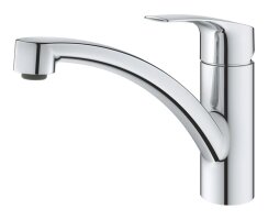 GROHE Eurosmart 33281003 Einhand-Spültischbatterie, niedriger Auslauf, 1/2" Chrom