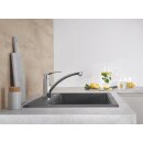 GROHE Eurosmart 33281003 Einhand-Spültischbatterie, niedriger Auslauf, 1/2" Chrom