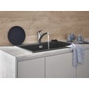 GROHE Eurosmart 33281003 Einhand-Spültischbatterie, niedriger Auslauf, 1/2" Chrom